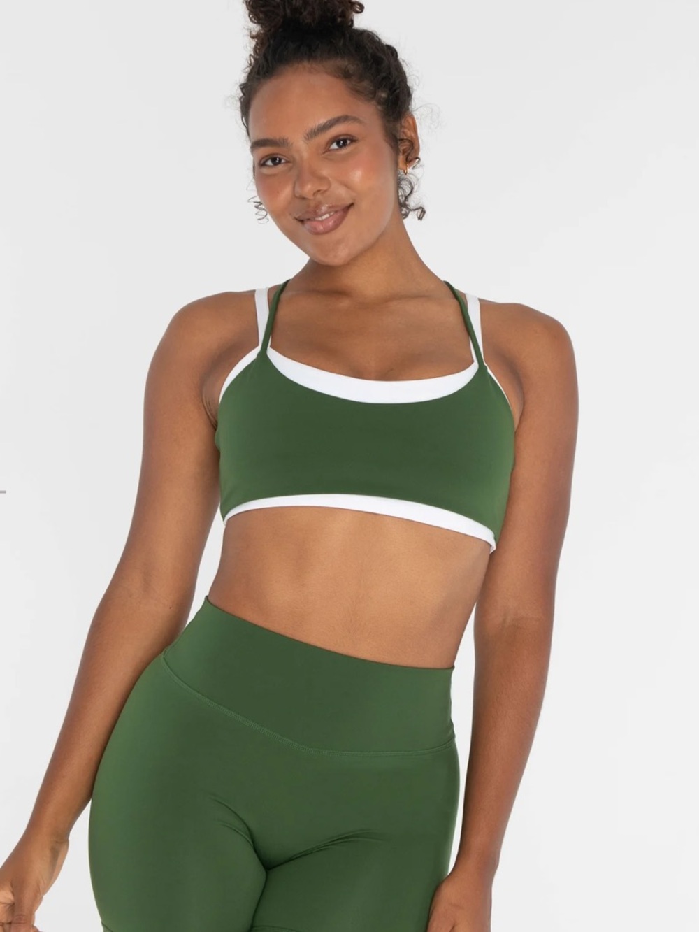 FORM Activewear Set. (Layered Bra + Leggings)
